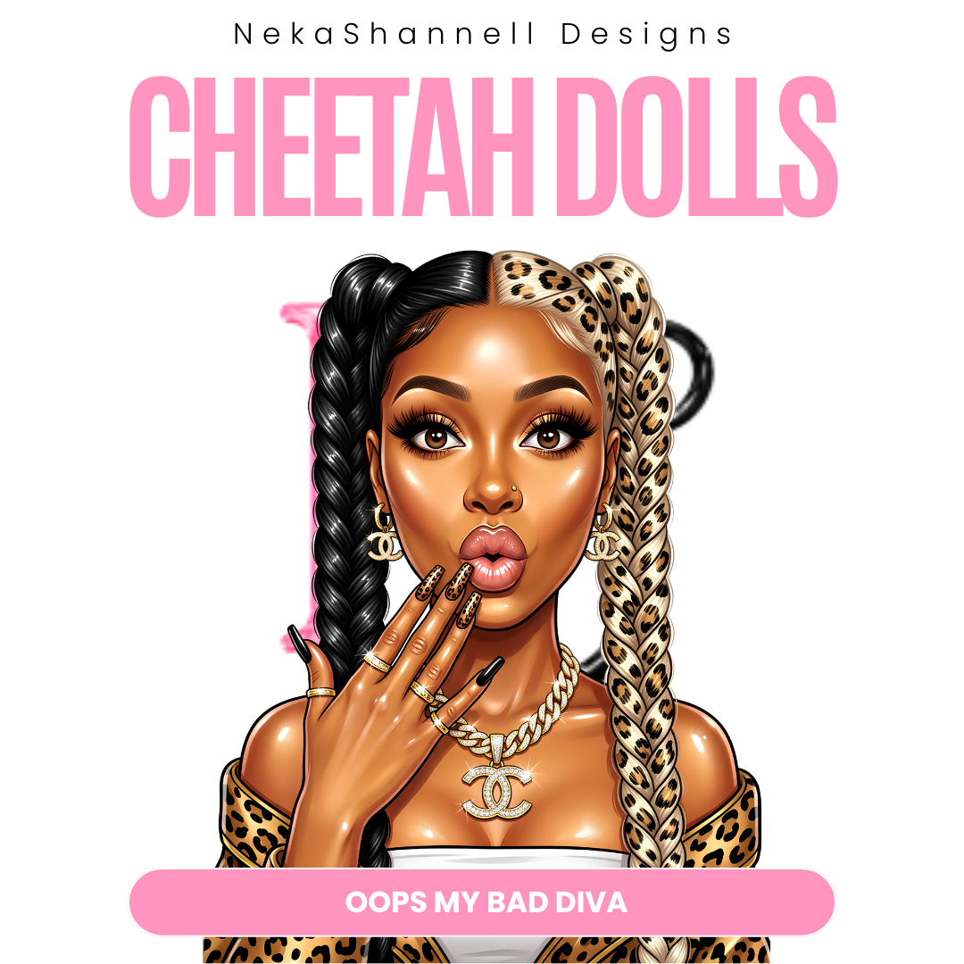 CHEETAH DOLLS PNG