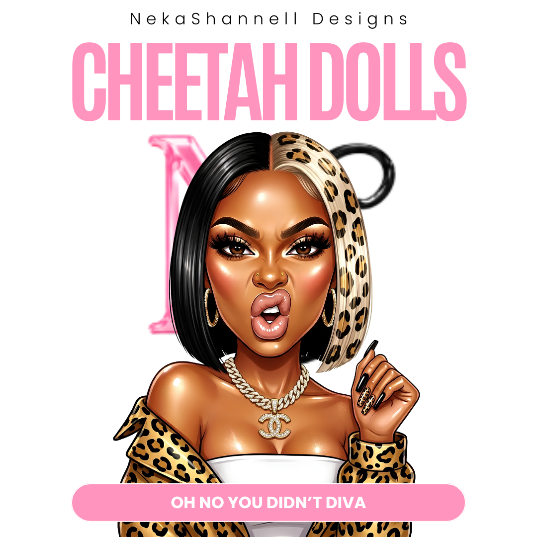 CHEETAH DOLLS PNG
