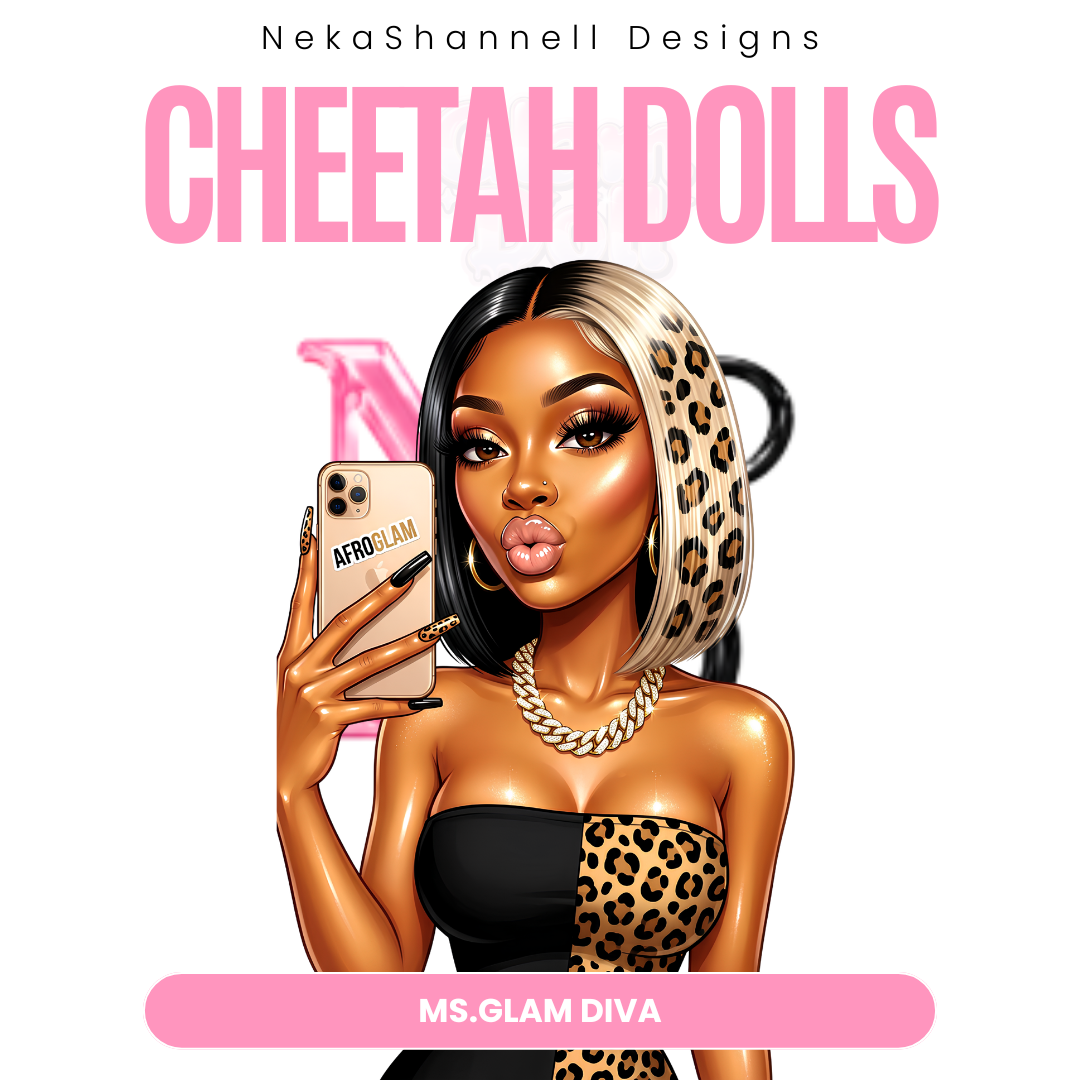 CHEETAH DOLLS PNG