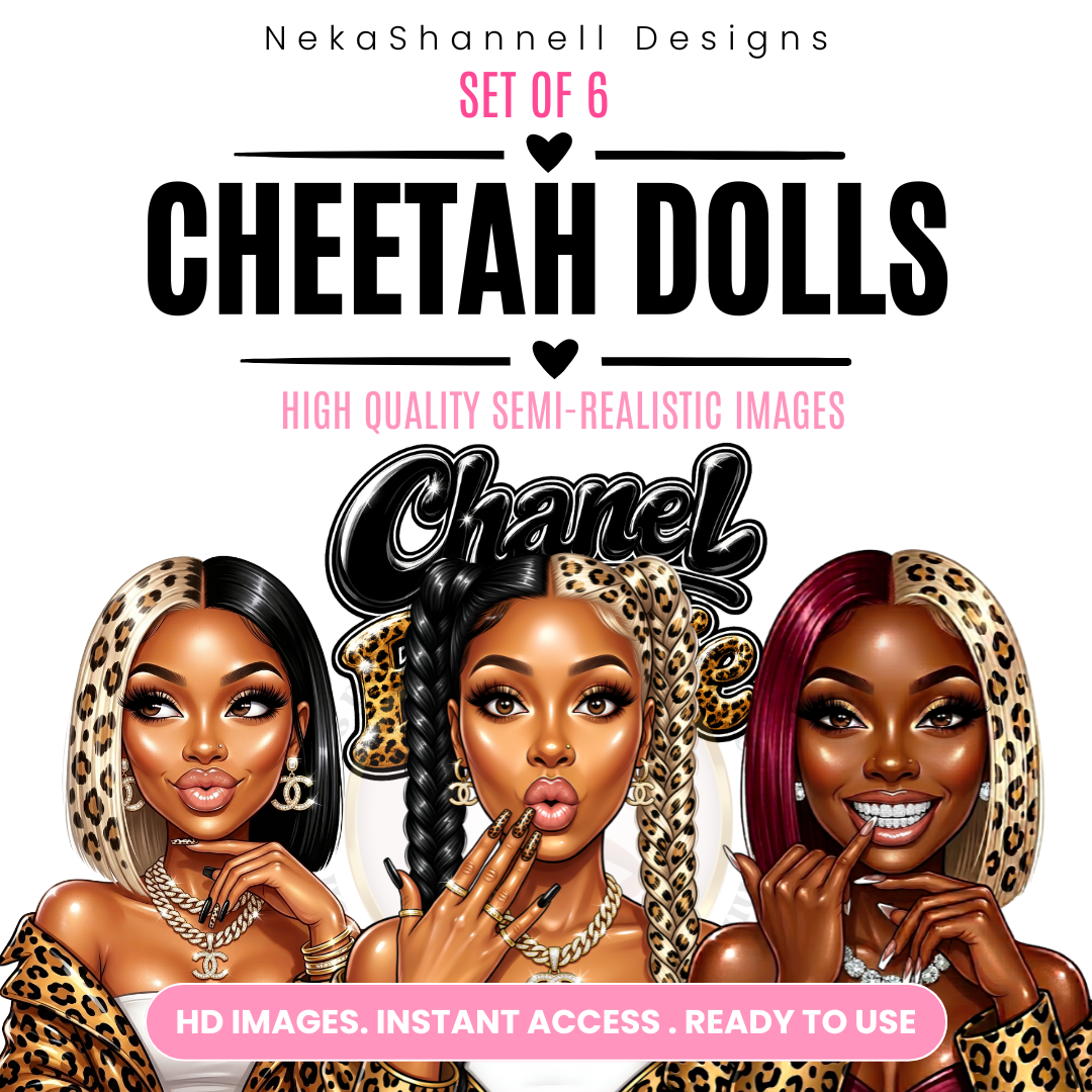 CHEETAH DOLLS PNG