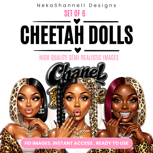 CHEETAH DOLLS PNG