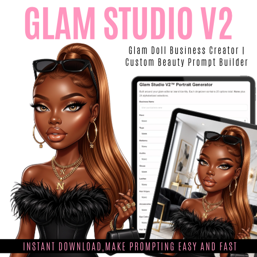 Glam Doll Studio Business Creator Prompt Builder