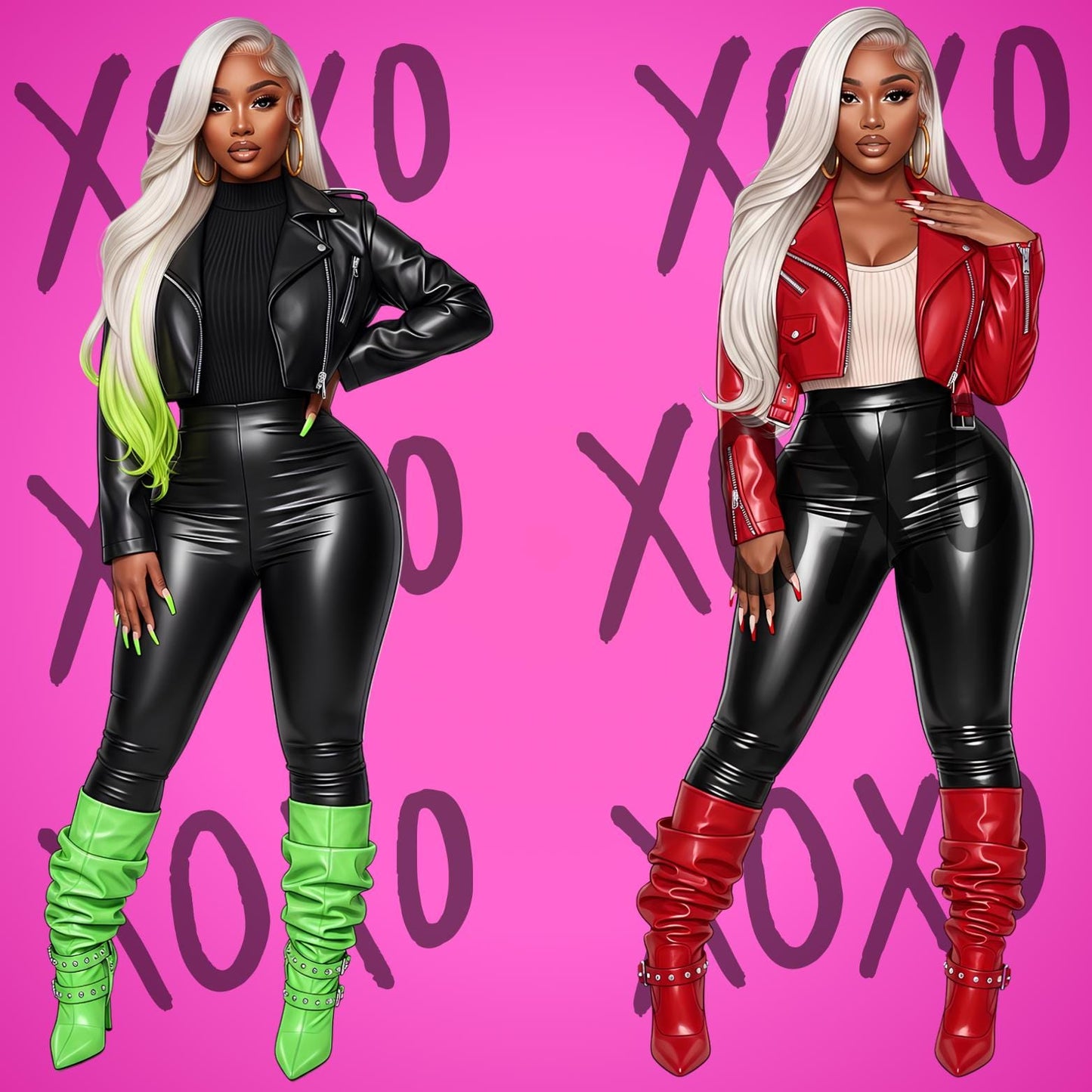 Fashion Divas Clip Art Set of 11