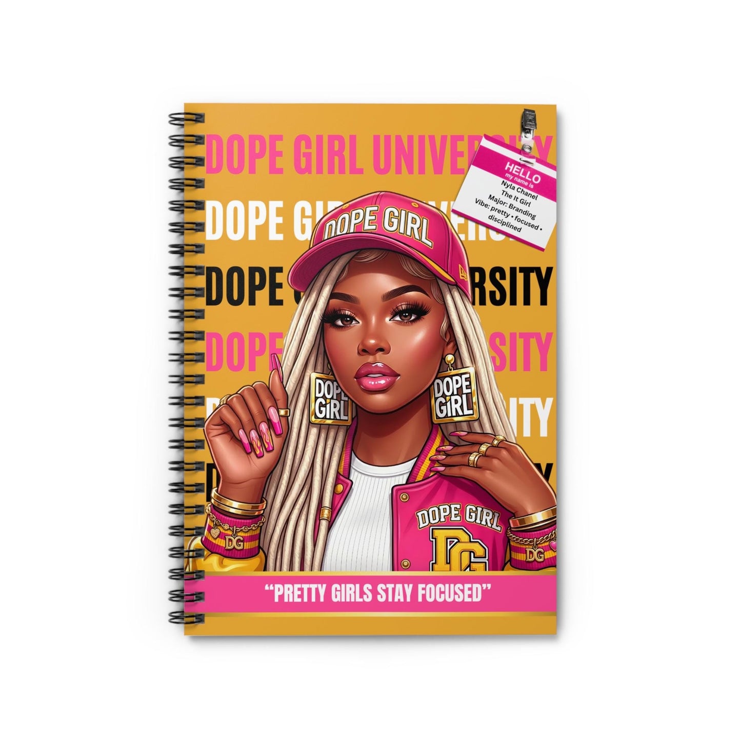 PRETTYANDFOCUSED Notebook covers